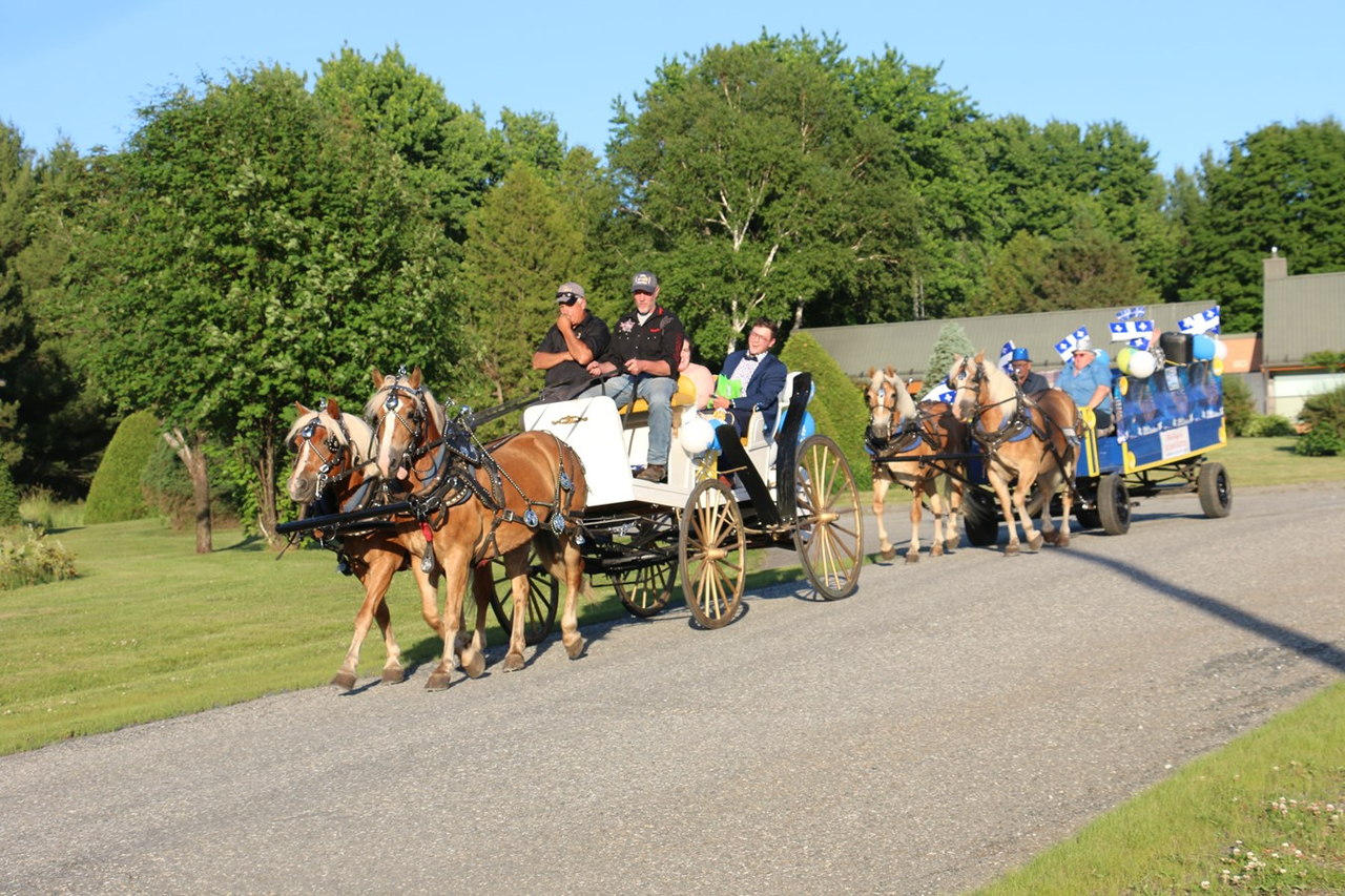 Défilé à Saint-Victor pour la Fête nationale du Québec