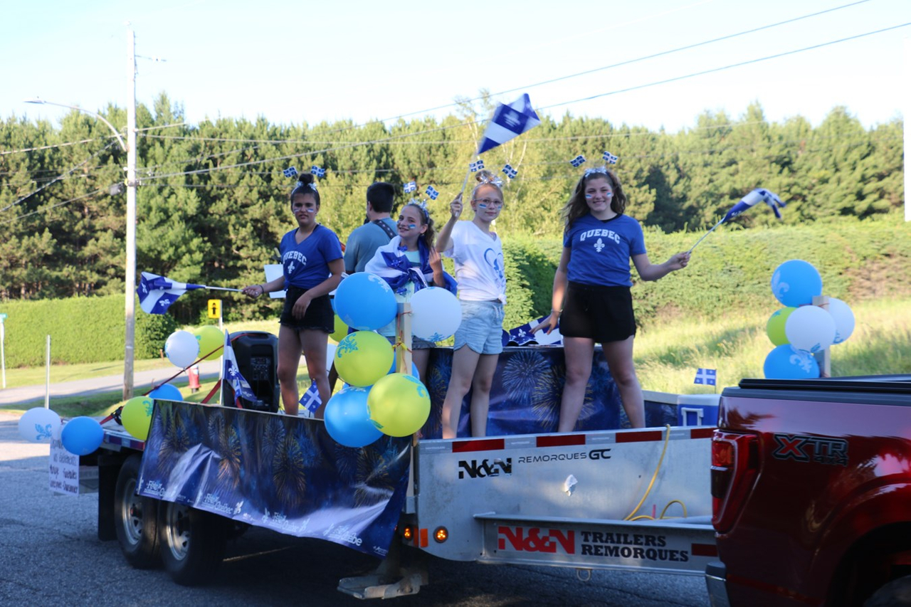 Défilé à Saint-Victor pour la Fête nationale du Québec