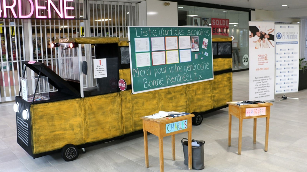 Appel aux dons de matériels scolaires neufs pour des enfants de la Nouvelle-Beauce