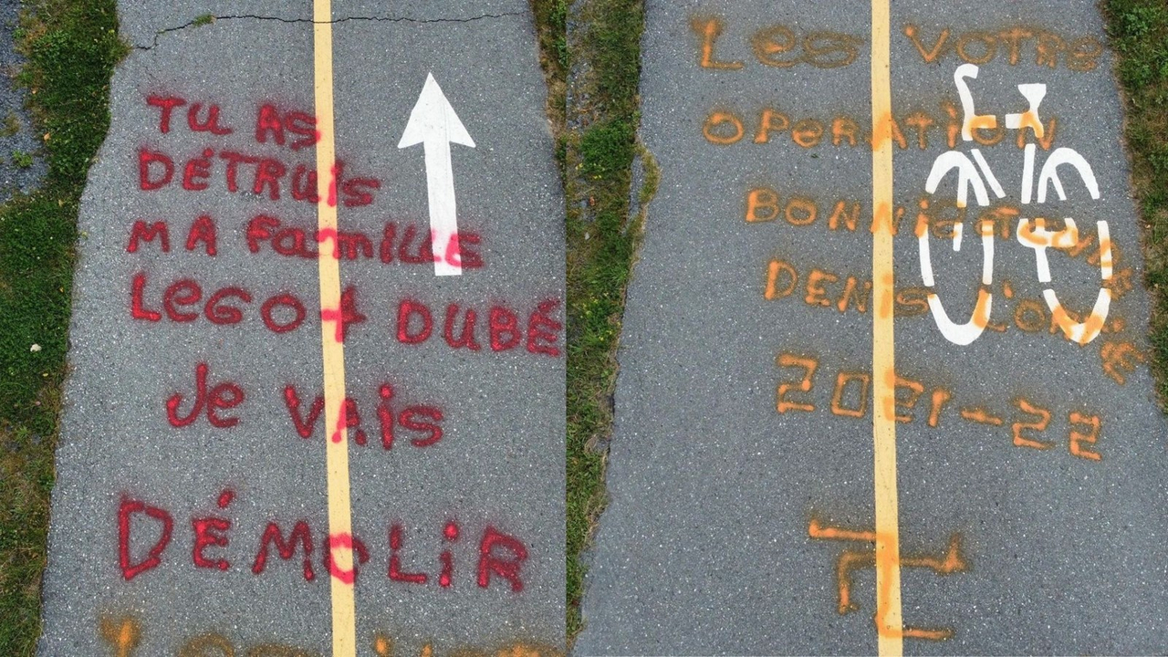 Un autre graffiti agressif découvert à Notre-Dame-des-Pins