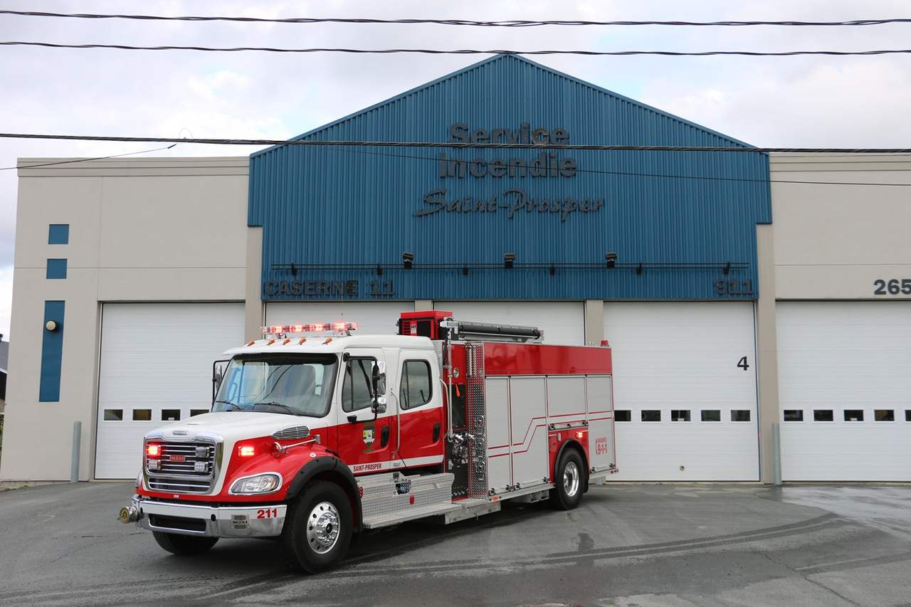 Un nouveau camion incendie pour la municipalité de Saint-Prosper
