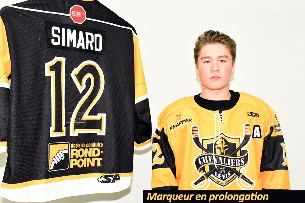 Eliott Simard, avec le 41e lancers des Chevaliers en prolongation, a joué les héros en marquant à 3:50.