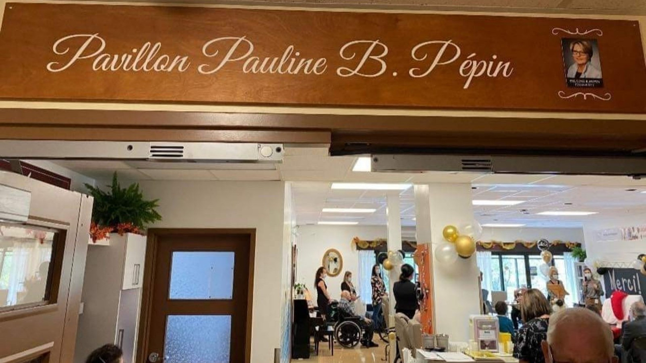 Un pavillon nommé en l’honneur de Pauline B. Pépin