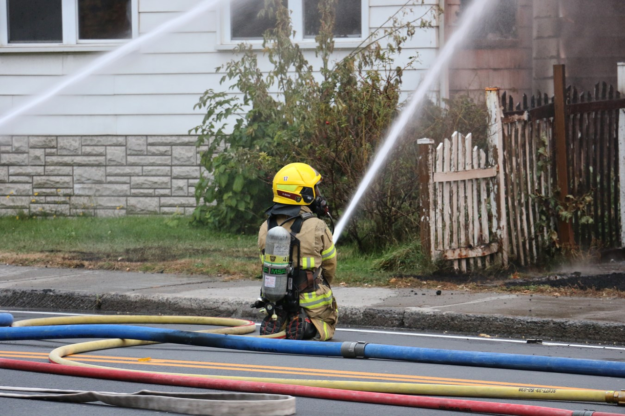 Sept personnes prises en charge par la croix rouge après l'incendie à Scott