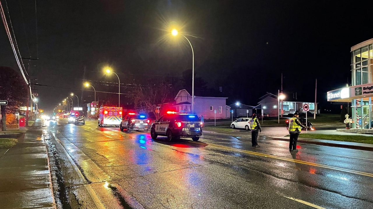 Accident sur le boulevard Dionne