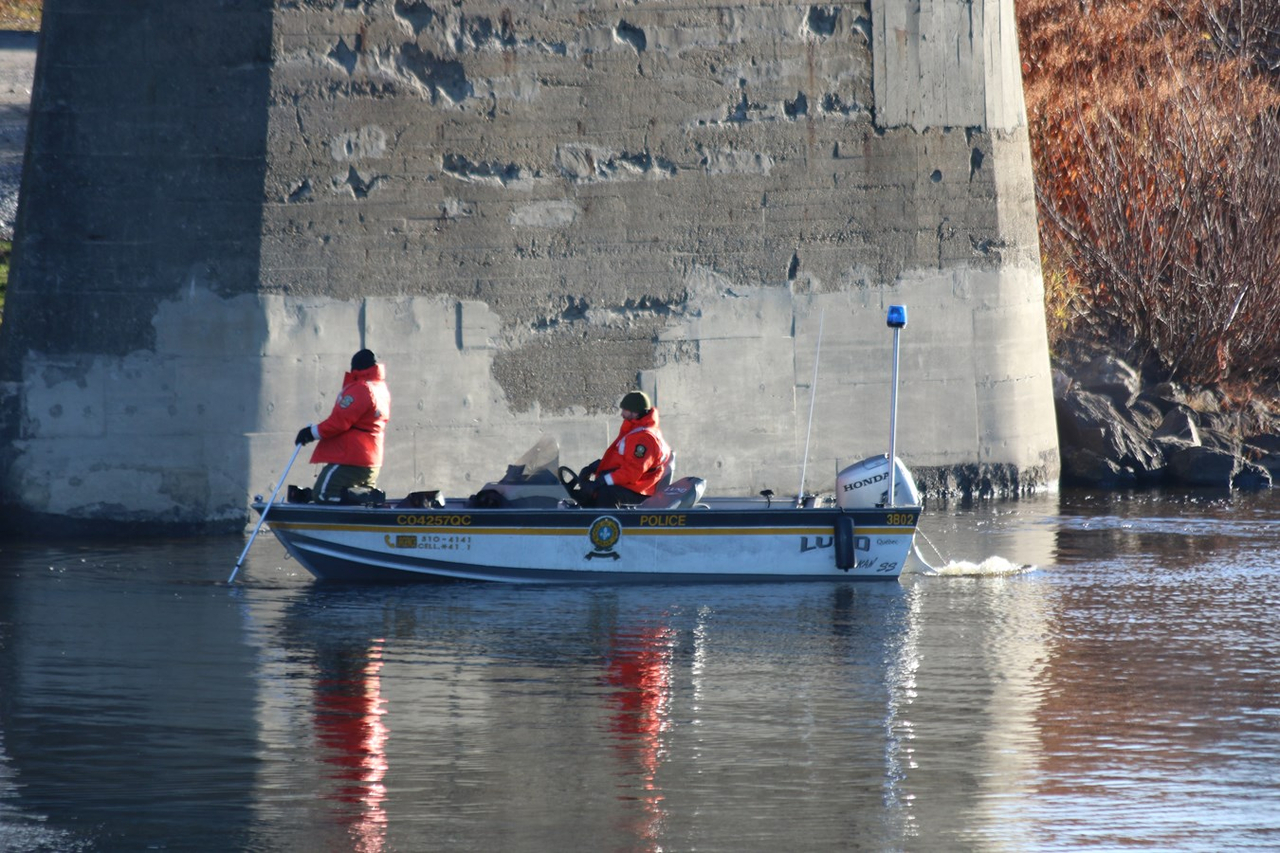 Photoreportage de l'opération de recherche à Vallée-Jonction
