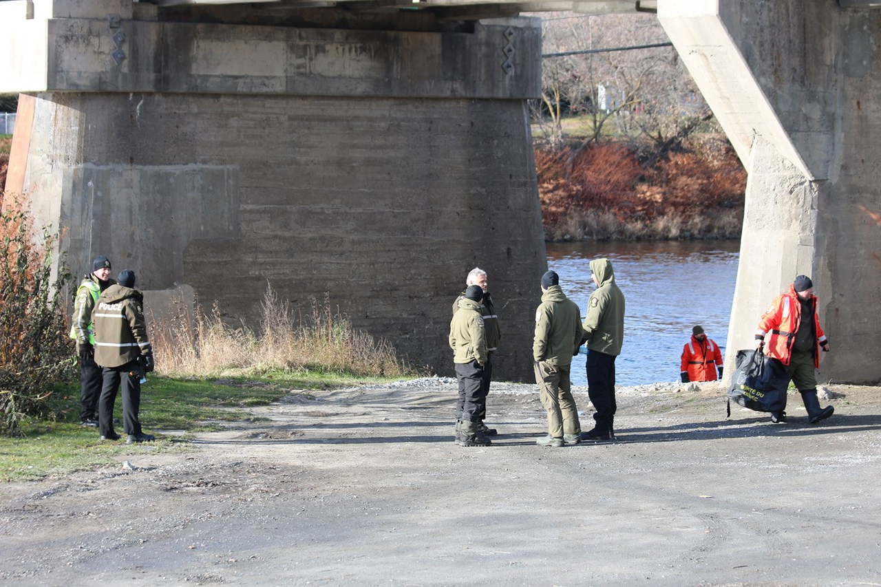 Photoreportage de l'opération de recherche à Vallée-Jonction