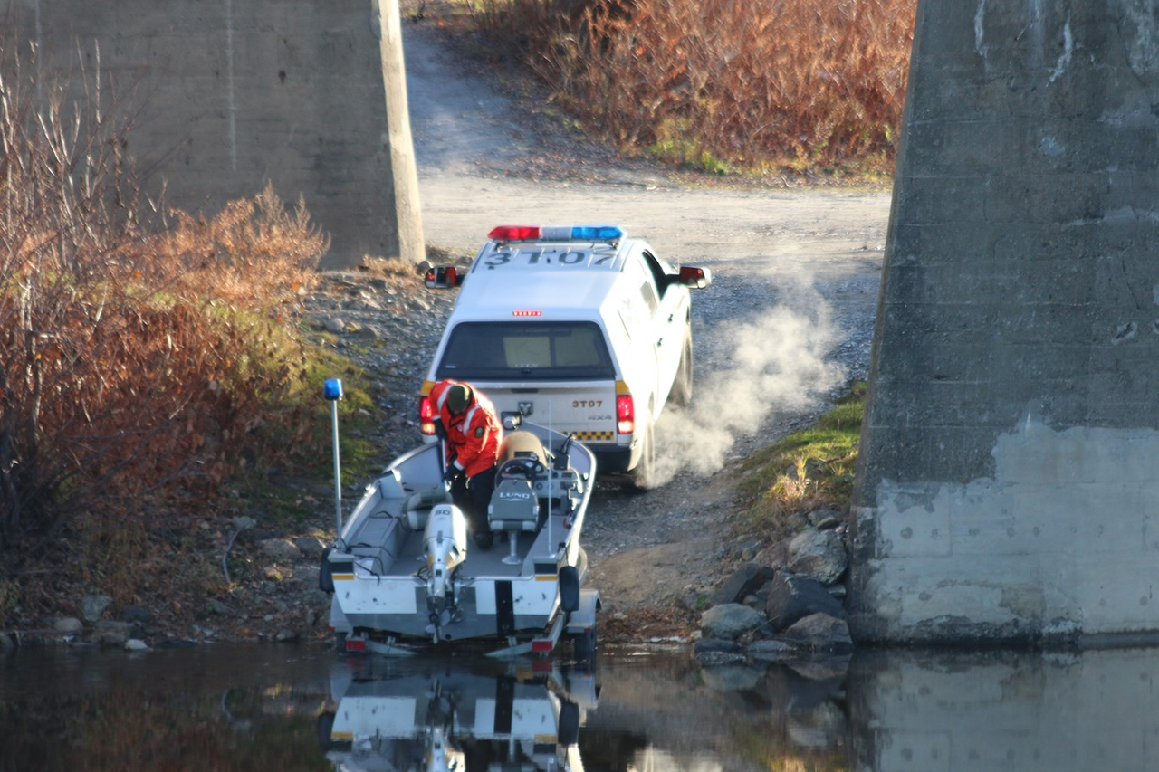Photoreportage de l'opération de recherche à Vallée-Jonction
