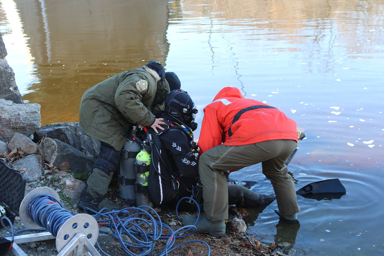 Photoreportage de l'opération de recherche à Vallée-Jonction