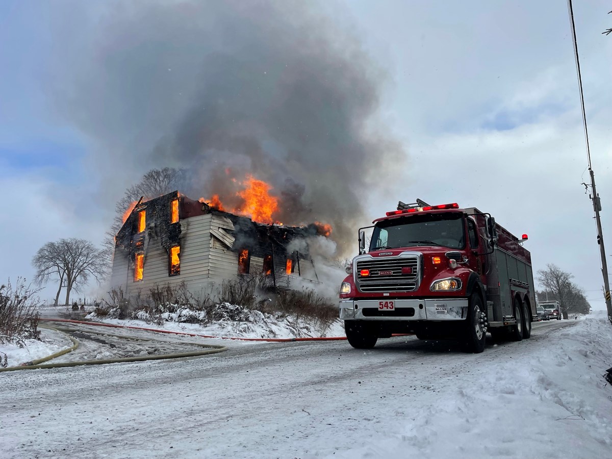 Un bon exercice de mise à feu pour les pompiers de Lambton
