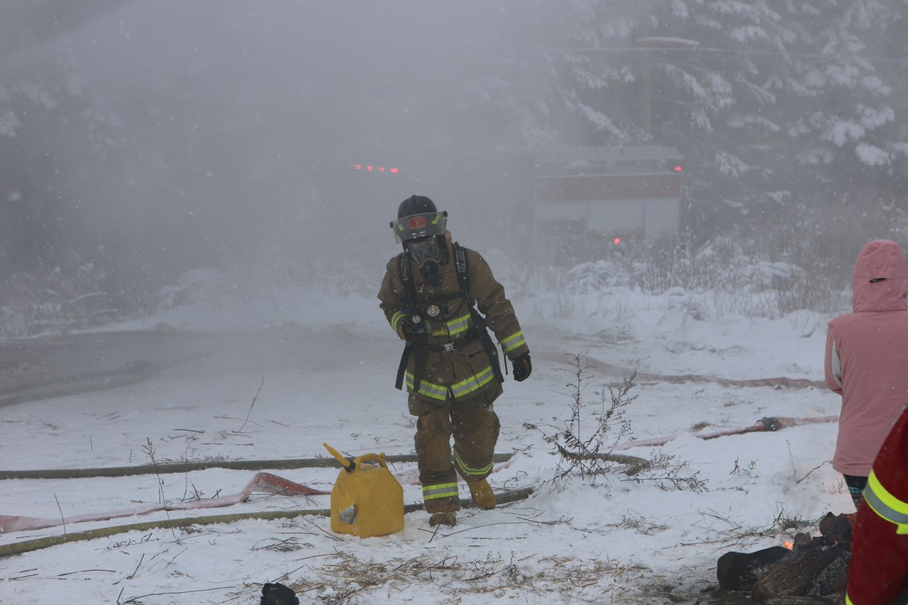Un bon exercice de mise à feu pour les pompiers de Lambton