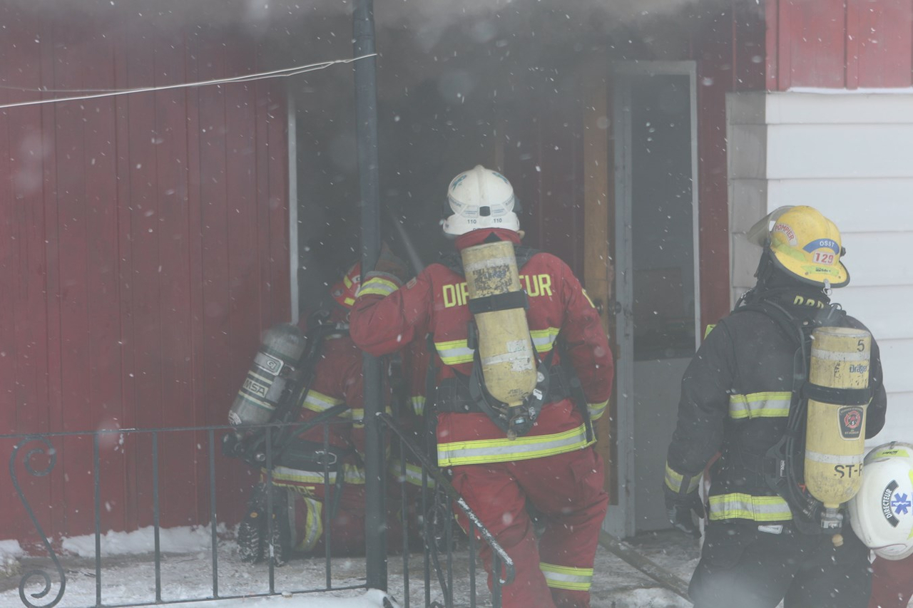 Un bon exercice de mise à feu pour les pompiers de Lambton