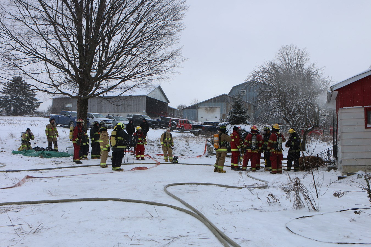 Un bon exercice de mise à feu pour les pompiers de Lambton