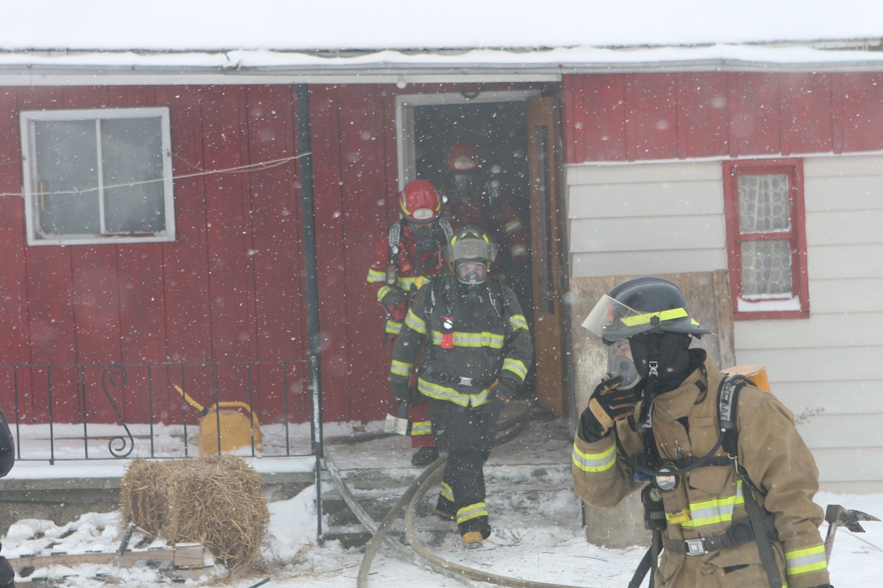 Un bon exercice de mise à feu pour les pompiers de Lambton