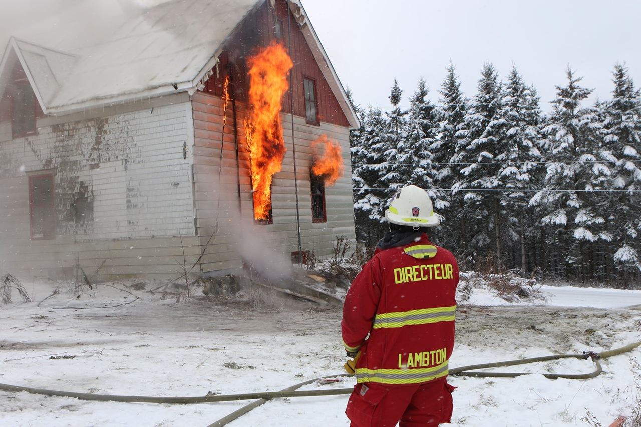 Un bon exercice de mise à feu pour les pompiers de Lambton