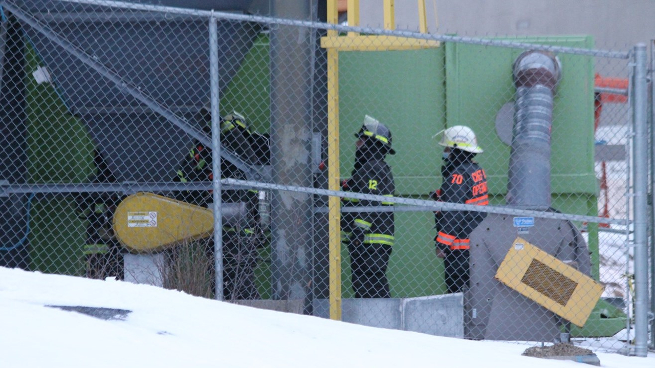Les pompiers de Saint-Georges font des vérifications suite à un début d'incendie à l'école de charpenterie-menuiserie.