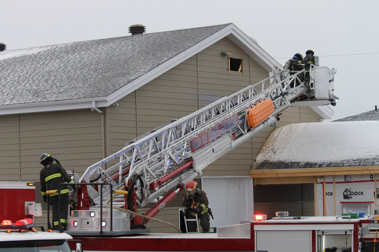 Début d'incendie chez MMV à Saint-Georges