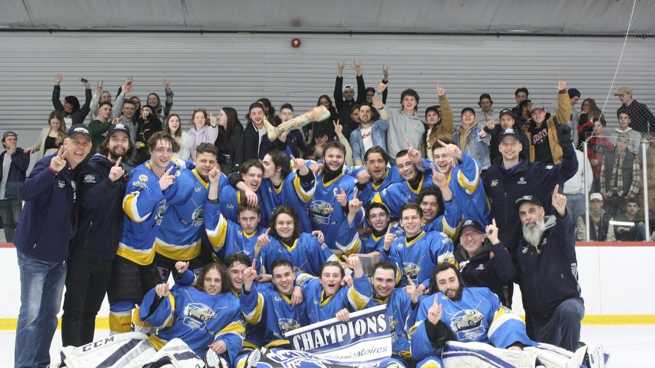 Le Garage Stéphane Turcotte de Saint-Éphrem remporte le championnat de la LHJABF