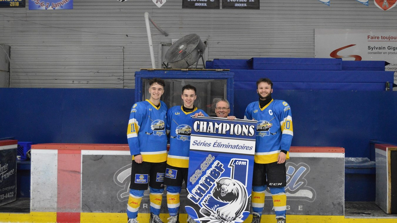 Le Garage Stéphane Turcotte de Saint-Éphrem remporte le championnat de la LHJABF