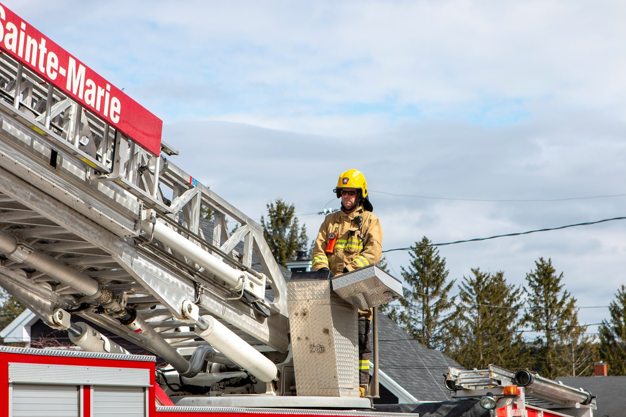 Début d'incendie à Frampton