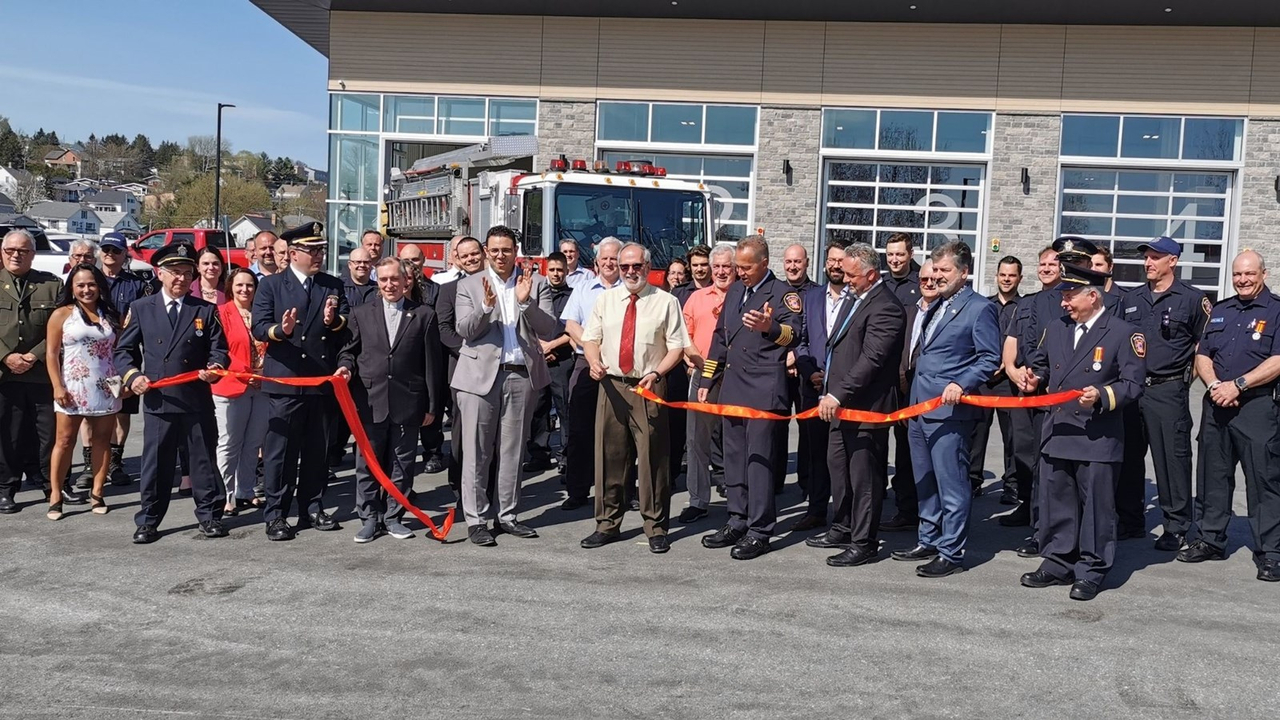 La nouvelle caserne du SSI de Saint-Georges est officiellement inaugurée