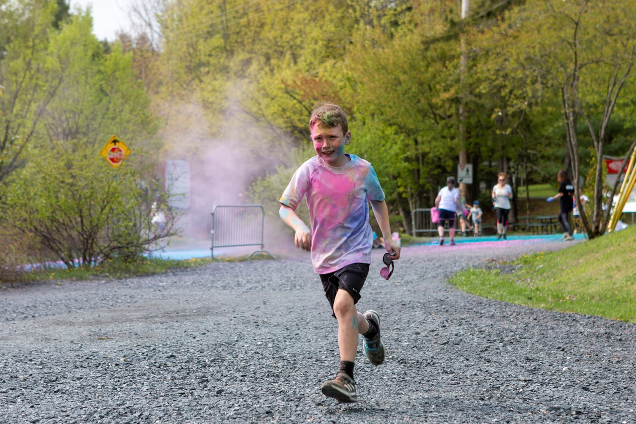 Course colorée: un franc succès!