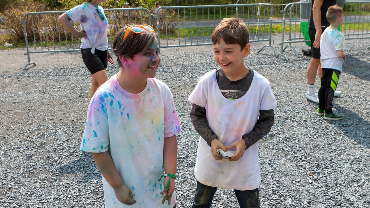 Course colorée: un franc succès!