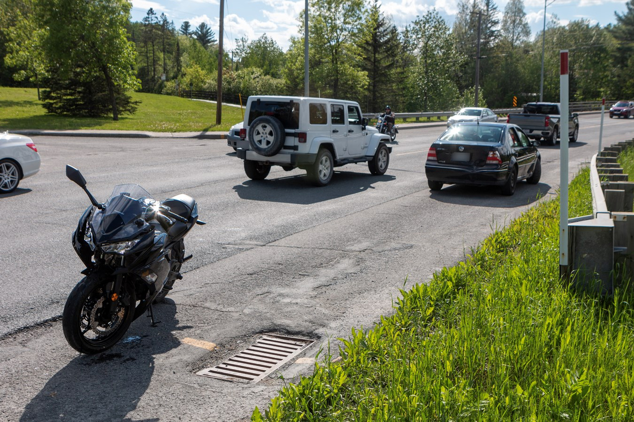 Accident de moto