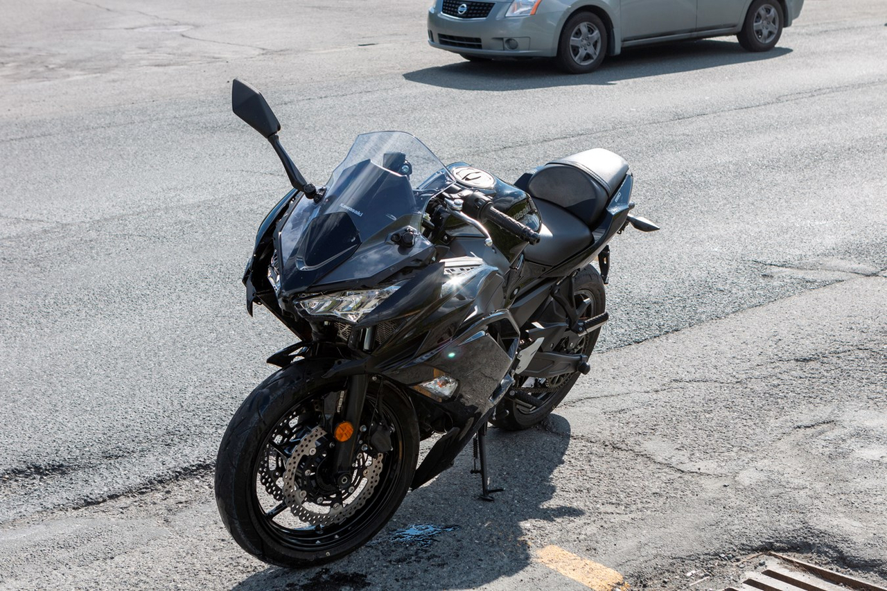 Accident de moto