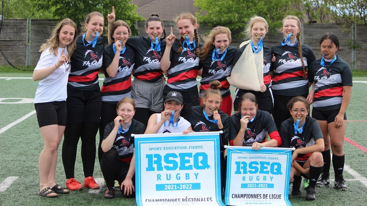 Les Faucons rugby sont grandes championnes