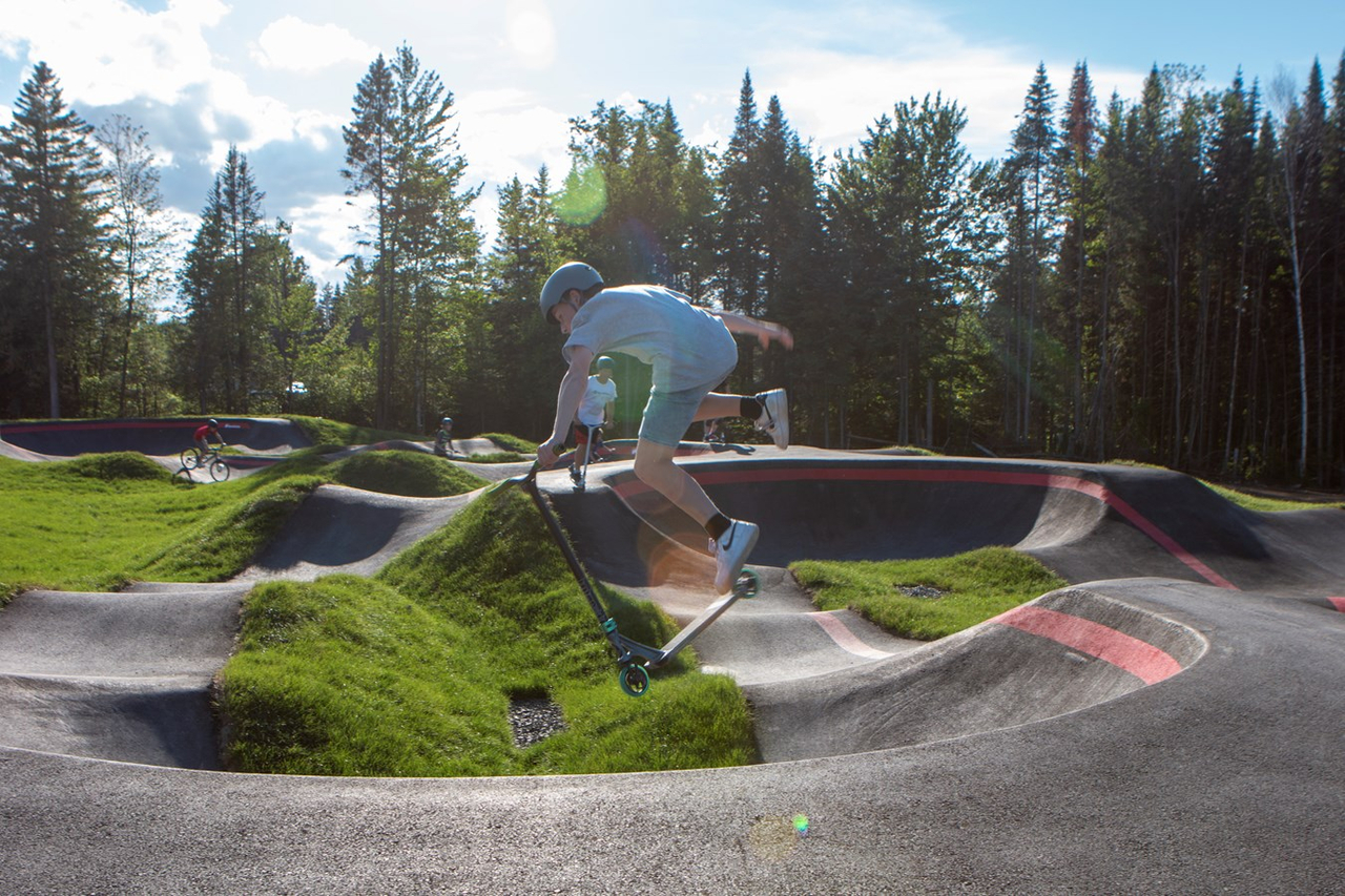 Saint-Éphrem inaugure son pumptrack