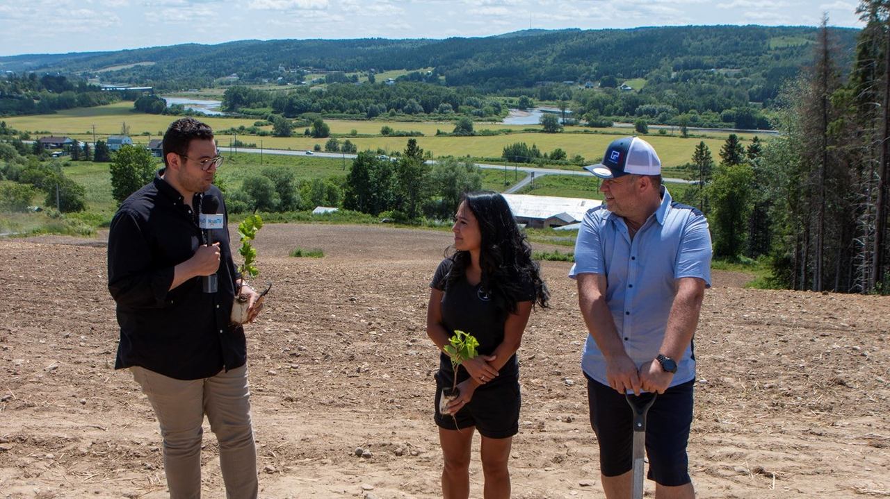 Le Domaine La Vieille Grange plante ses premières vignes