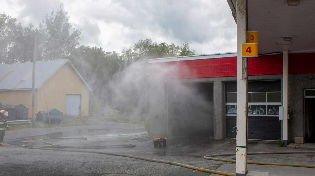 Début d'incendie dans un commerce vacant de Beauceville