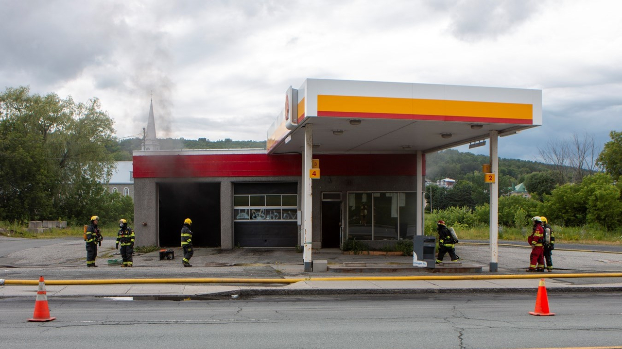 Début d'incendie dans un commerce vacant de Beauceville