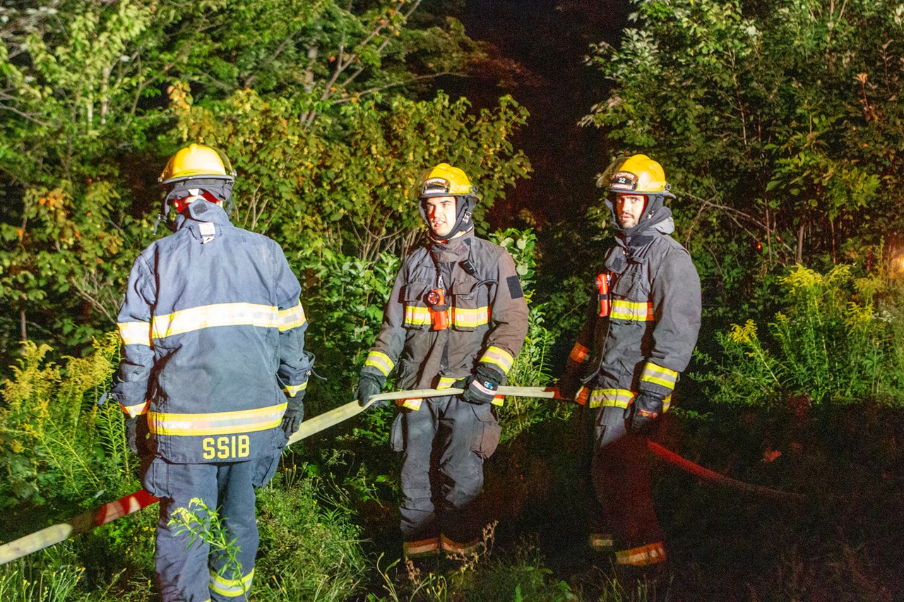 Un feu à ciel ouvert illégal à Beauceville