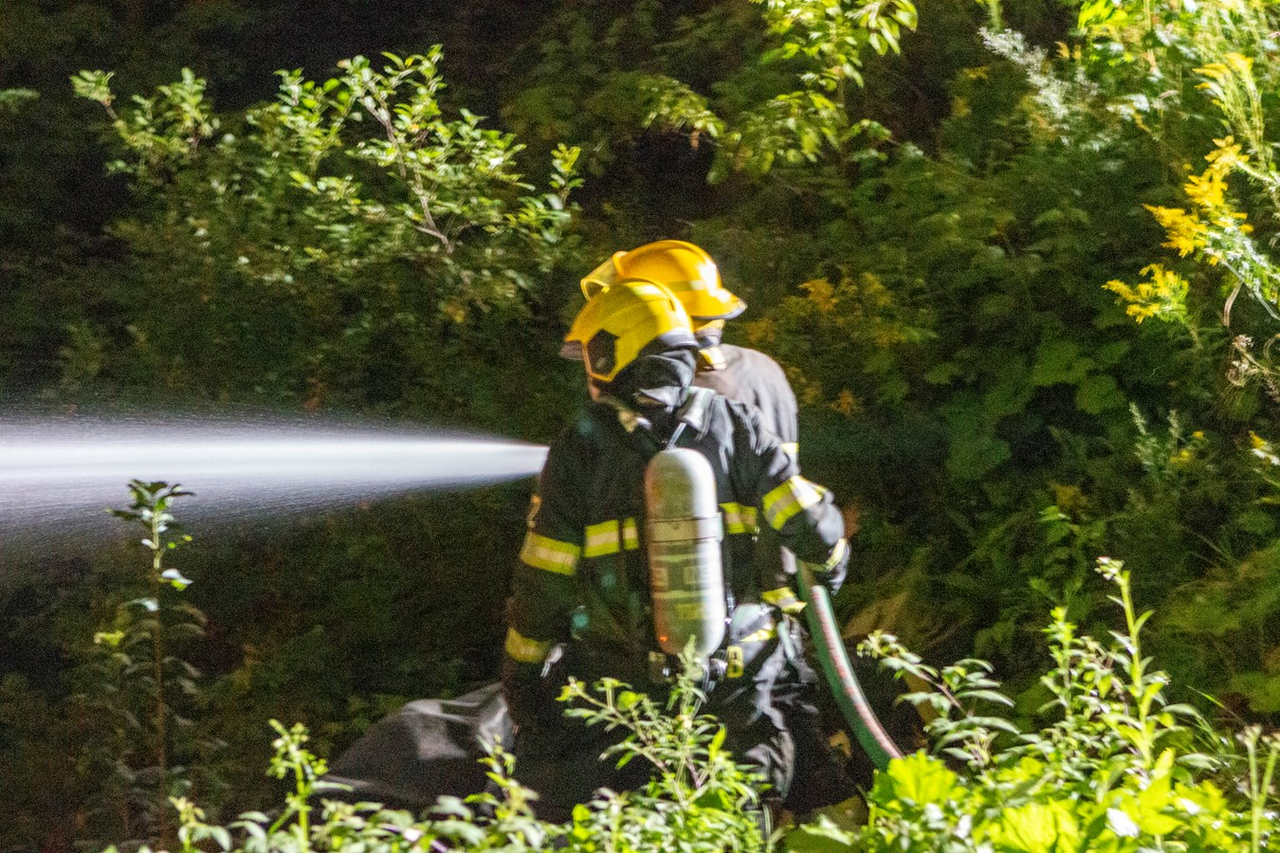 Un feu à ciel ouvert illégal à Beauceville