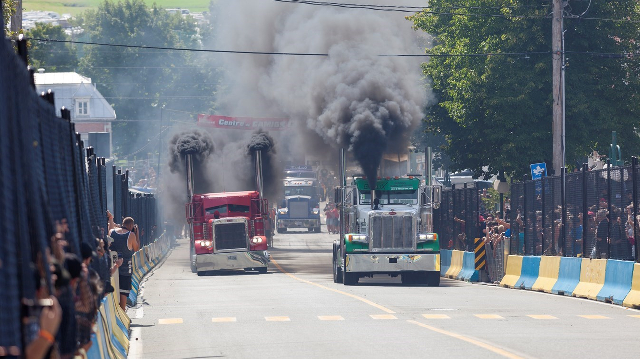L'accélération de camions de Saint-Joseph en images