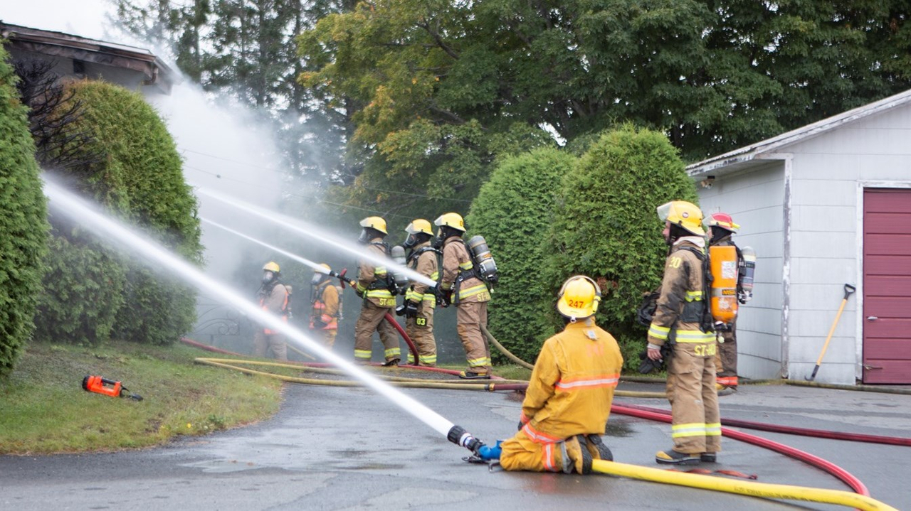 Le presbytère de Saint-Benoit-Labre détruit par les flammes