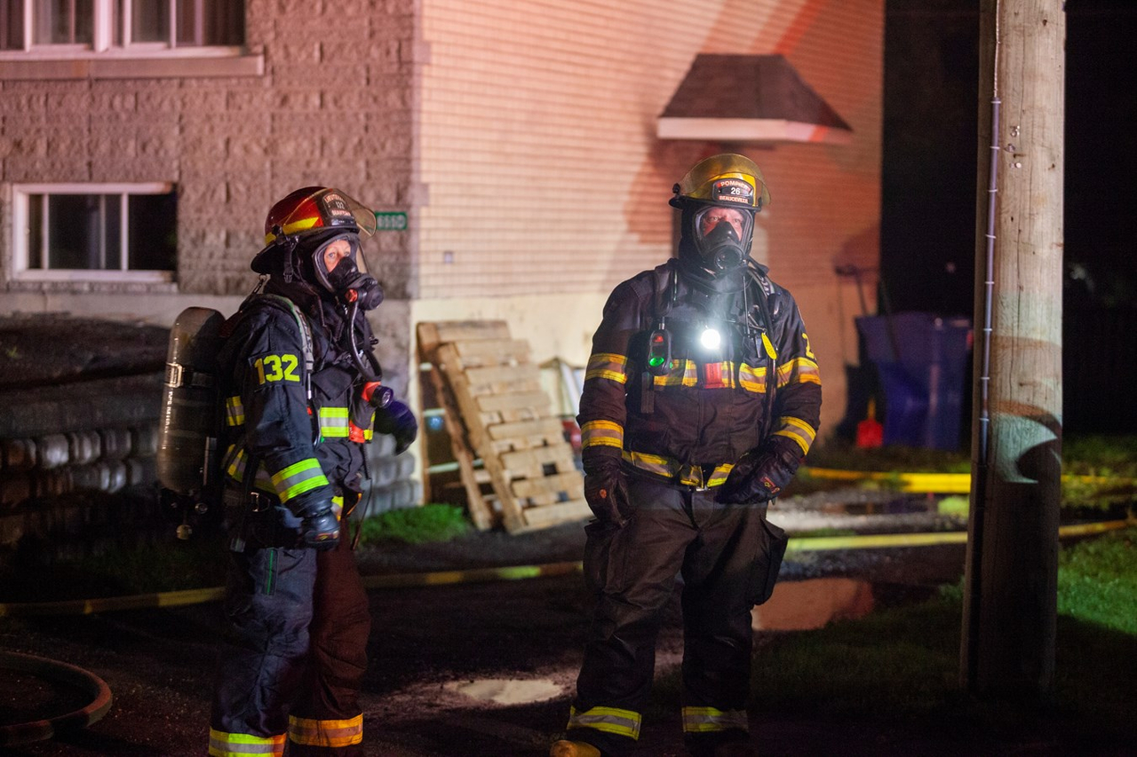 Incendie à Beauceville: 10 locataires délogés
