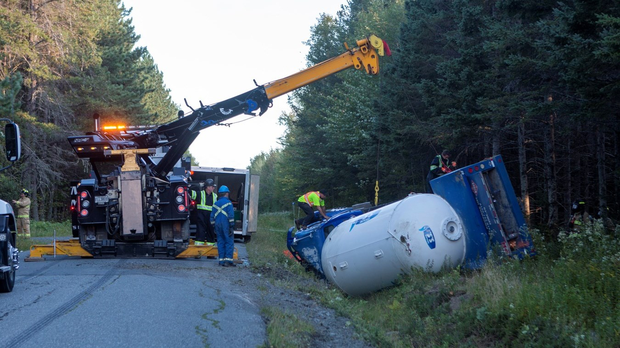 Accident citerne de propane 3e Rang Jersey Sud Saint-Martin