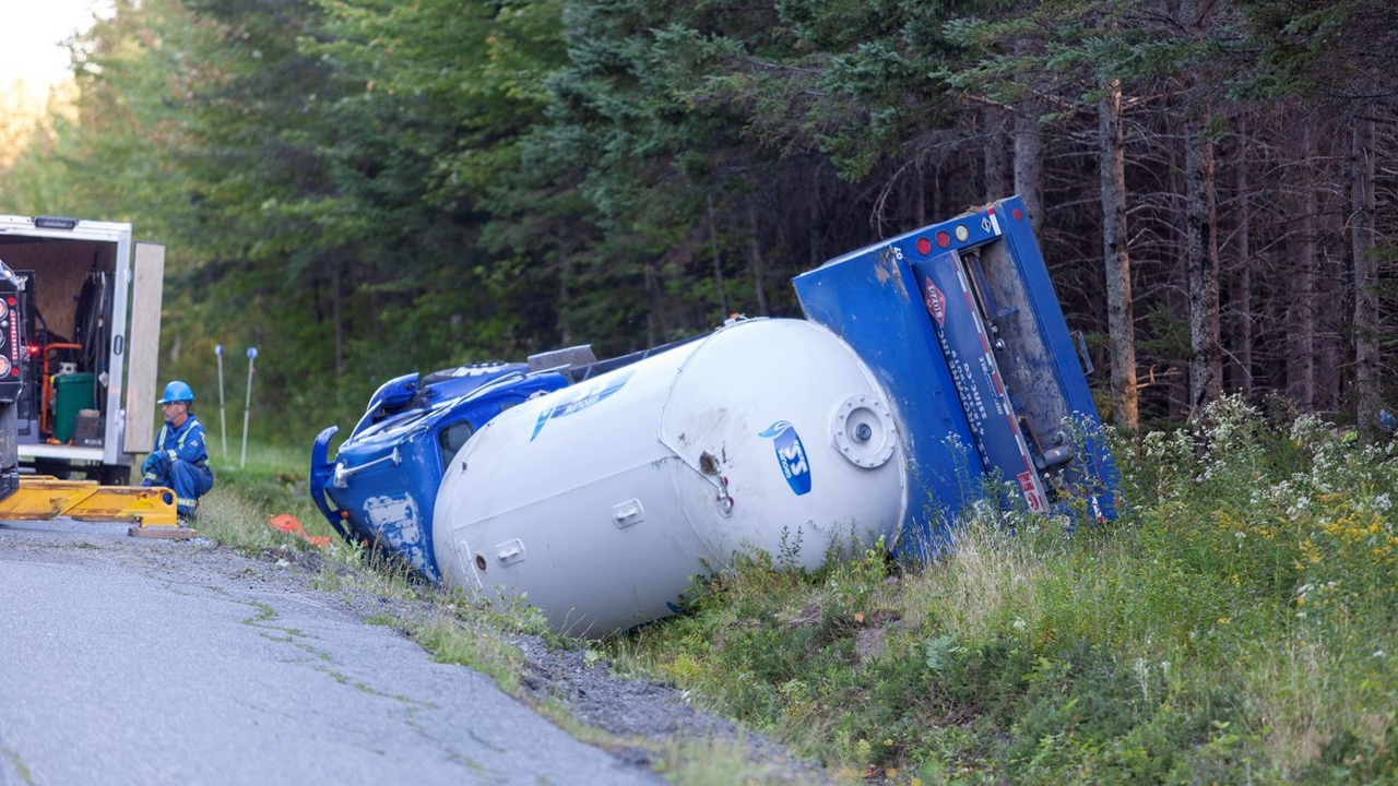 Accident citerne de propane 3e Rang Jersey Sud Saint-Martin