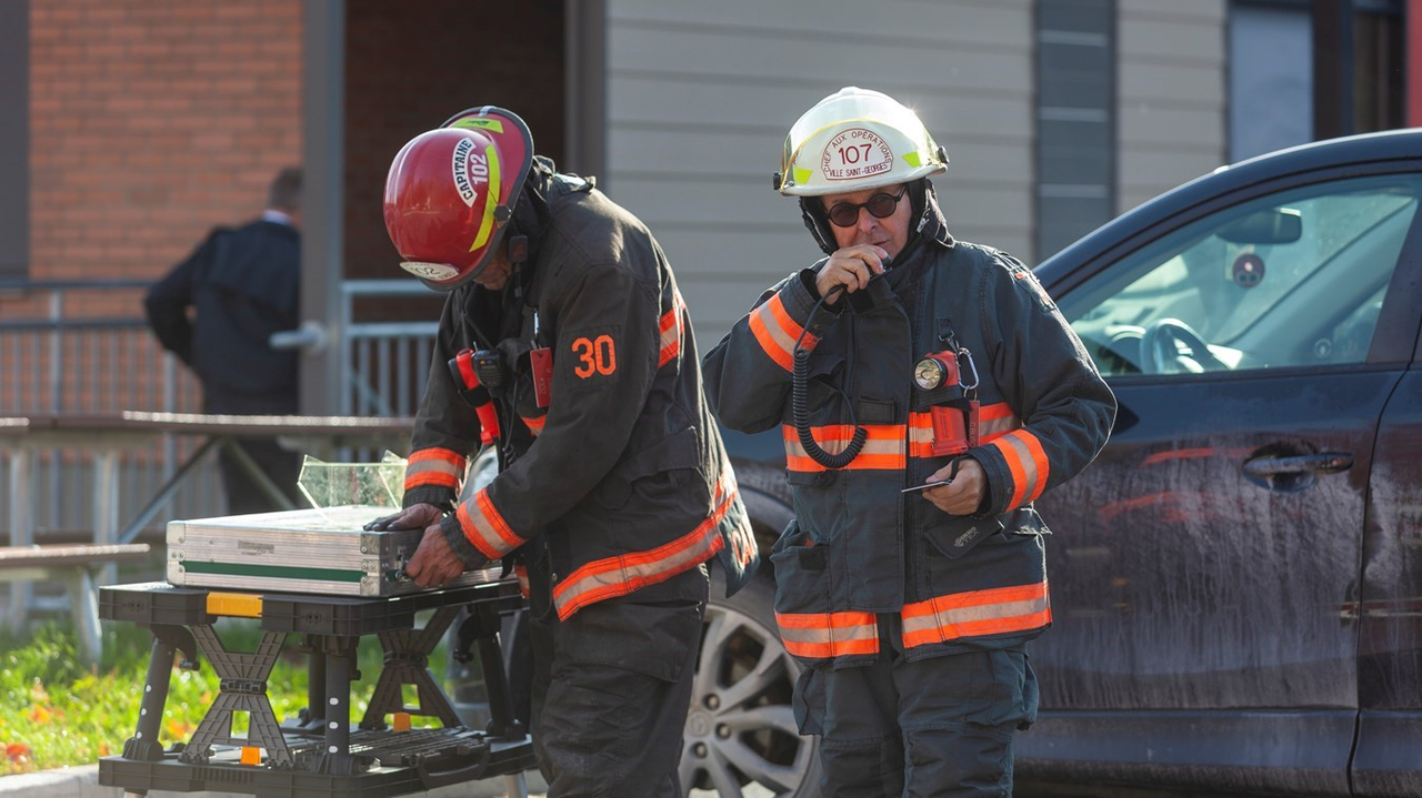 Intervention mineure des pompiers à la résidence L'Émeraude