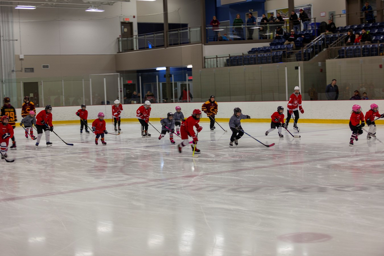 Des étoiles dans les yeux des jeunes hockeyeuses