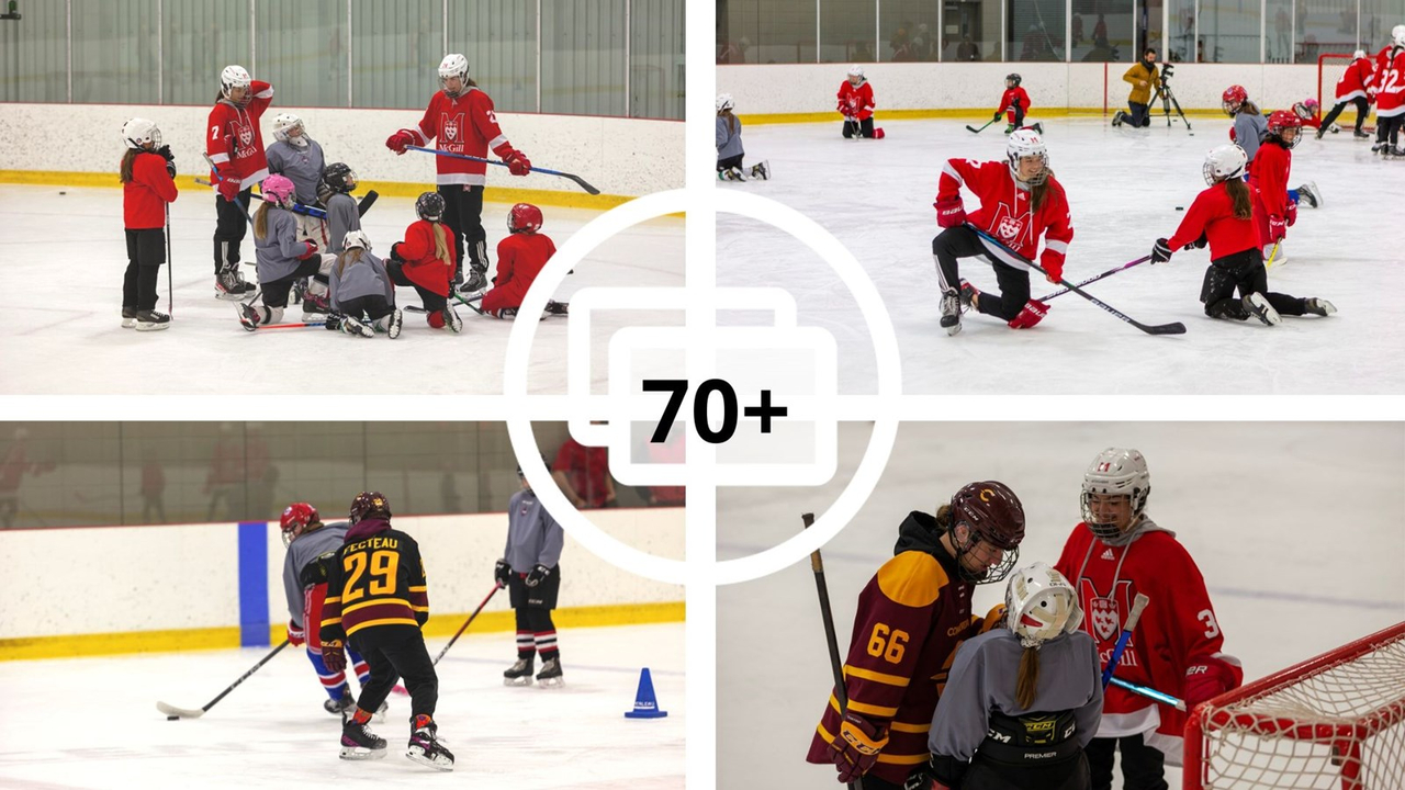 Des étoiles dans les yeux des jeunes hockeyeuses
