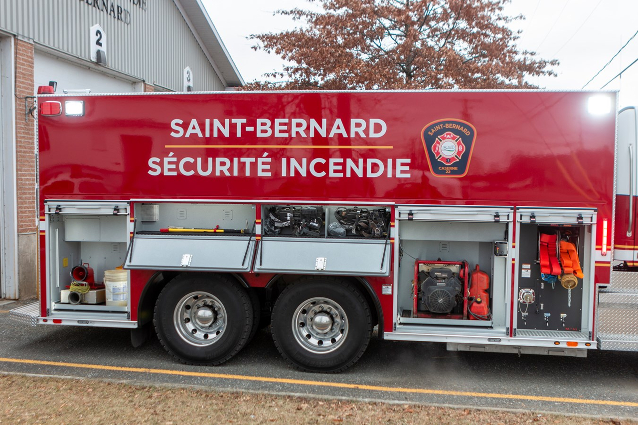 Les pompiers de Saint-Bernard s'équipent d'un nouveau camion