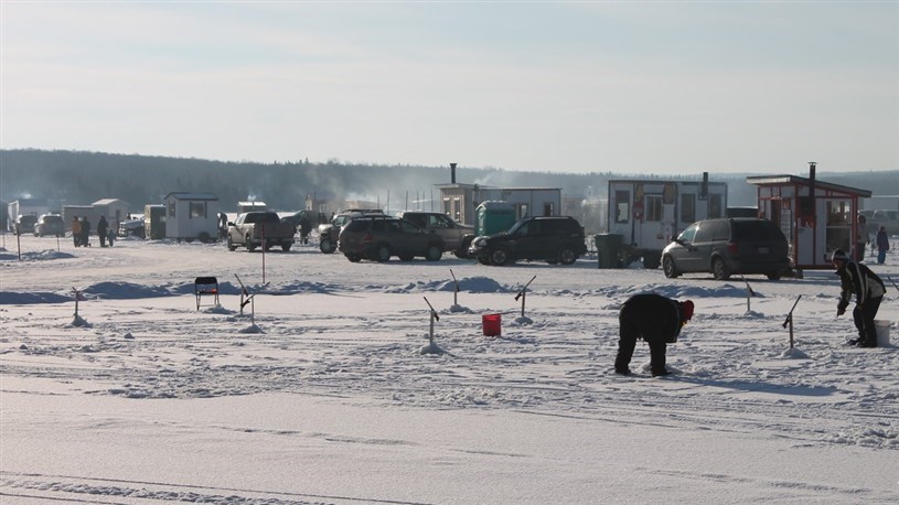 Deux jours de pêche blanche au lac aux Cygnes