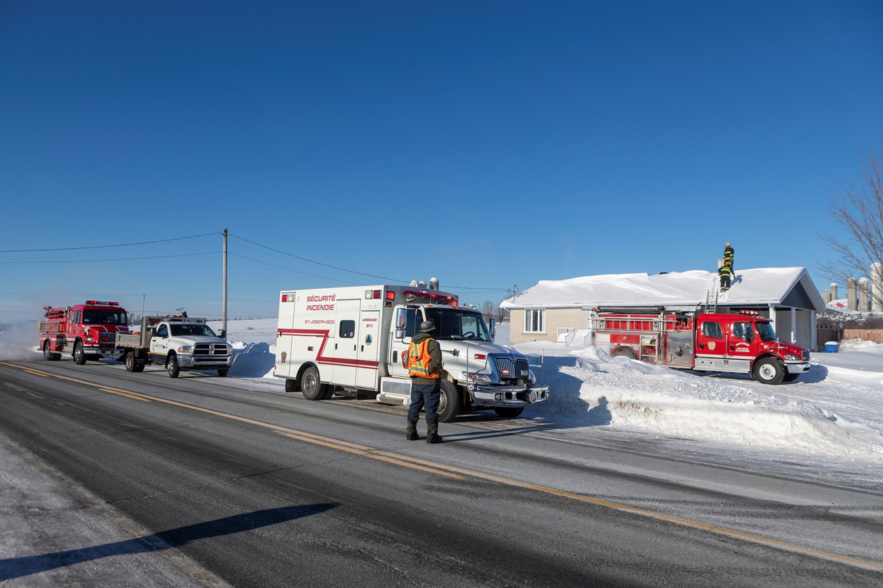 Trois interventions des pompiers en moins de 12 h en Beauce