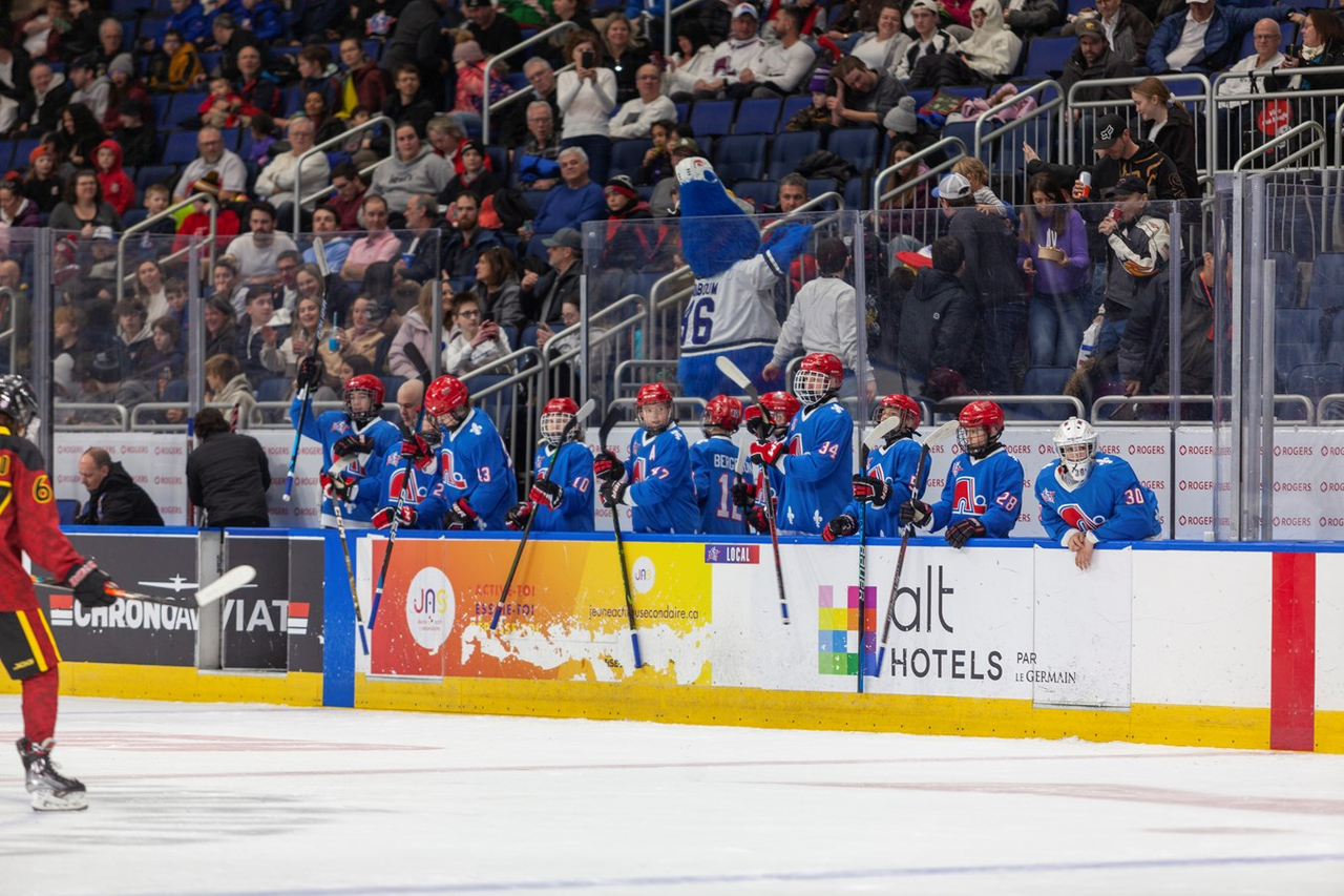 Les Petits Nordiques gagnent leur première partie
