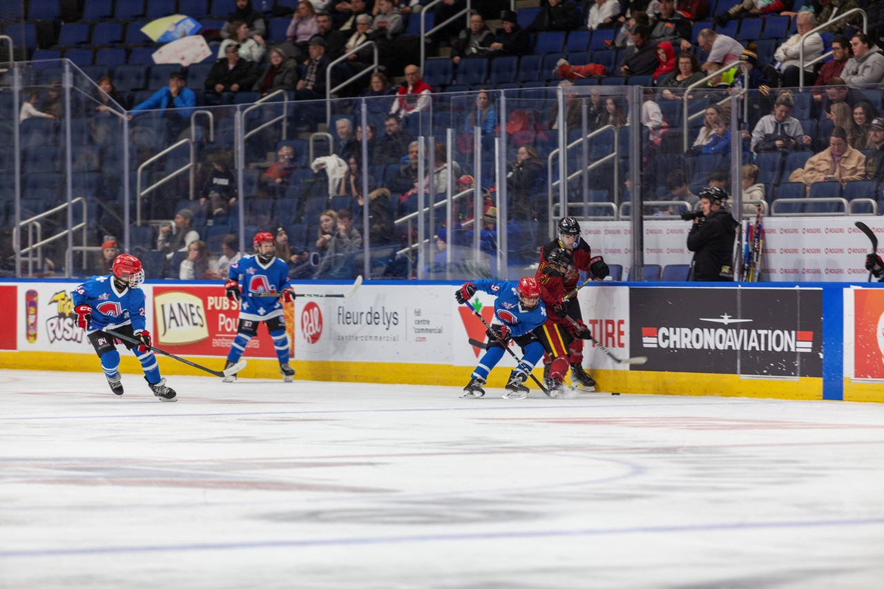 Les Petits Nordiques gagnent leur première partie