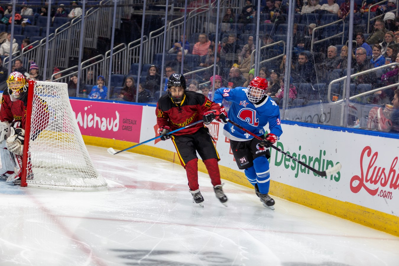 Les Petits Nordiques gagnent leur première partie